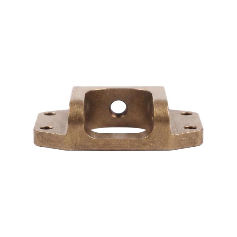 Custom CNC Milled Bronze Mounting Brackets