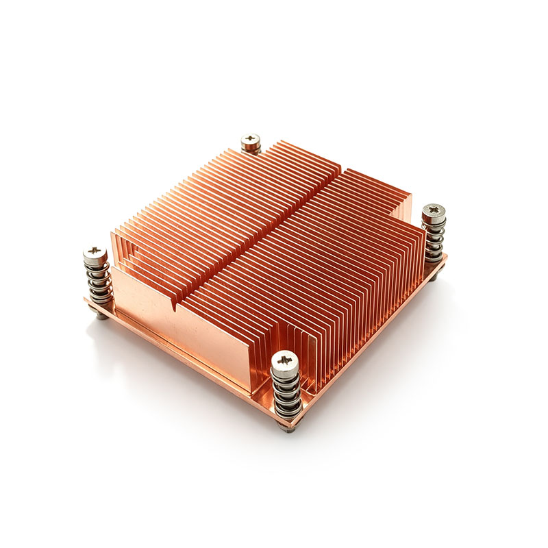 Custom High Density Copper Heat Sink for Semiconductor and Electronic Devices