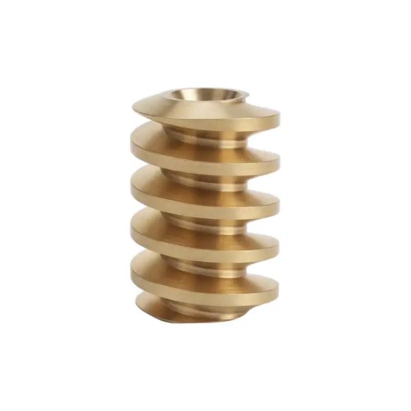 Custom CNC Machined Brass Worm Gears