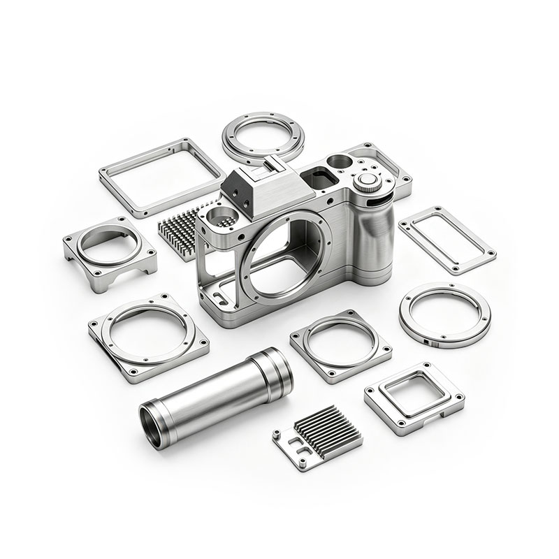 Precision Camera Enclosure Protective Housing CNC Milling Metal Parts