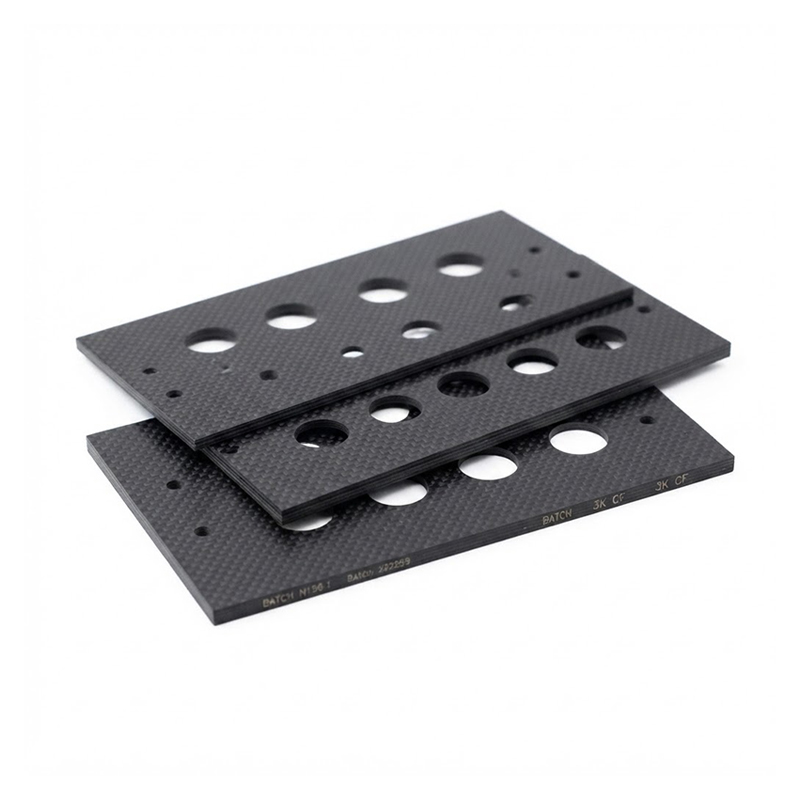 Precision CNC Machined Carbon Fiber Plates for Robotics