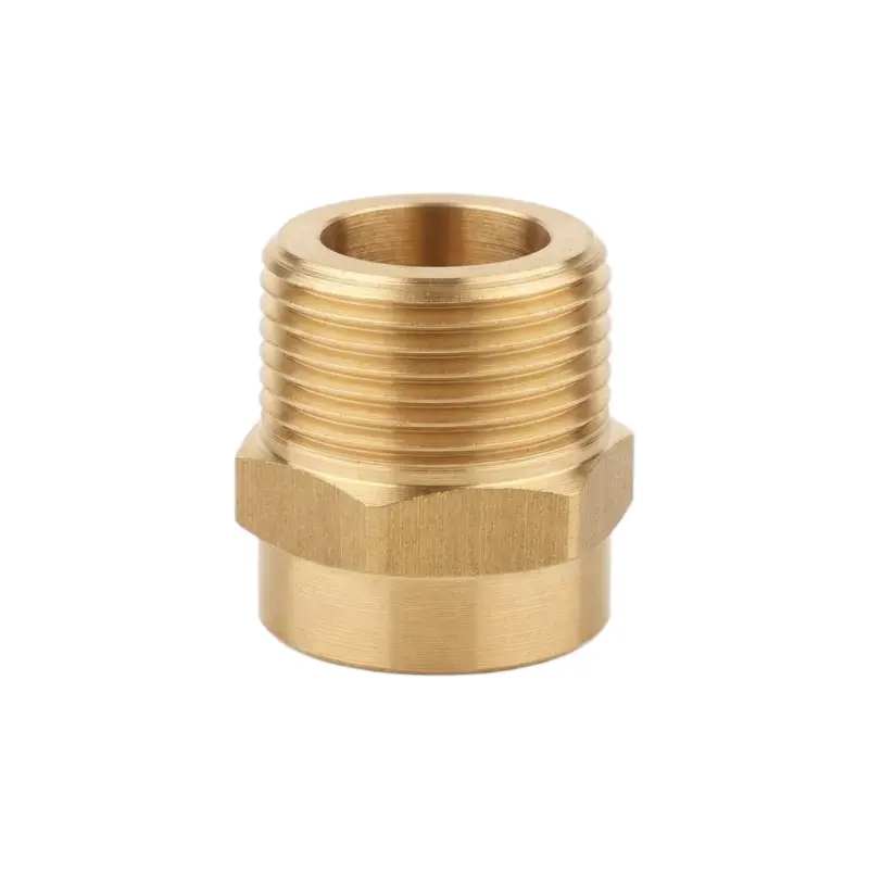 Custom CNC Machined Brass Pipe Connectors