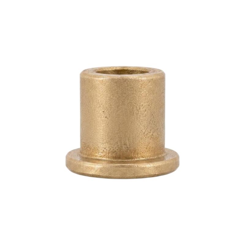 Custom CNC Machined Bronze Flanged Bushing