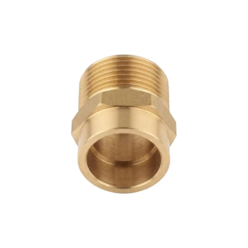 Custom CNC Machined Brass Pipe Connectors