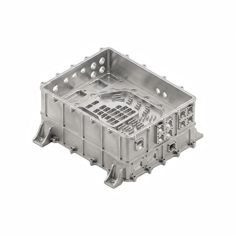 Custom CNC Machined Aluminum EV Powertrain Housing