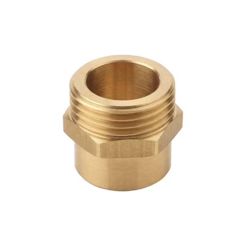 Custom CNC Machined Brass Pipe Connectors