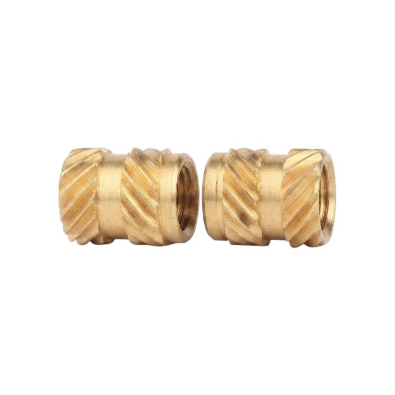 Custom CNC Machined Brass Heat Set Inserts