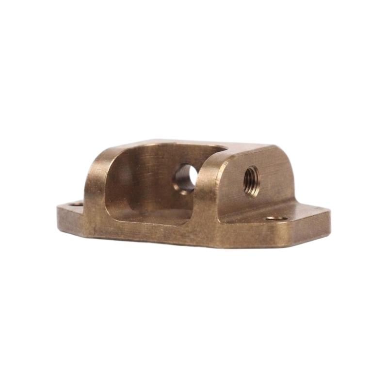 Custom CNC Milled Bronze Mounting Brackets 