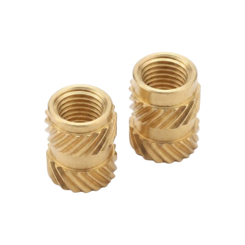 Custom CNC Machined Brass Heat Set Inserts