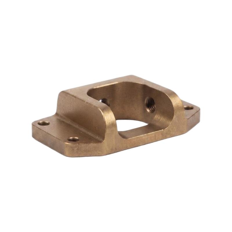 Custom CNC Milled Bronze Mounting Brackets 