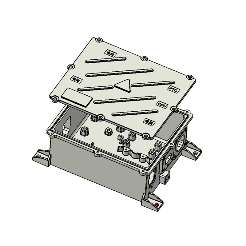 Custom CNC Machined EV PDU Housing