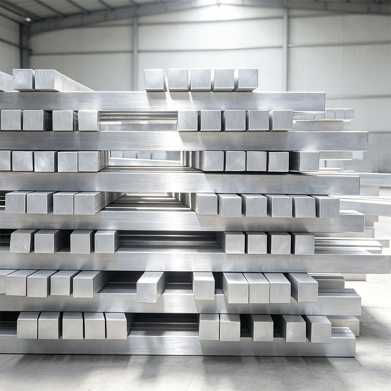 Custom 6061 Aluminum Square Bar