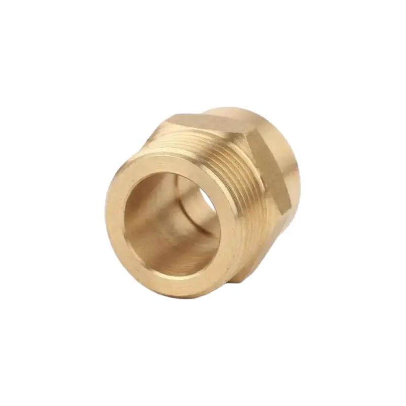 Custom CNC Machined Brass Pipe Connectors