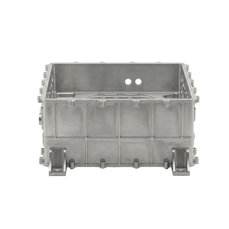 Custom CNC Machined Aluminum EV Powertrain Housing