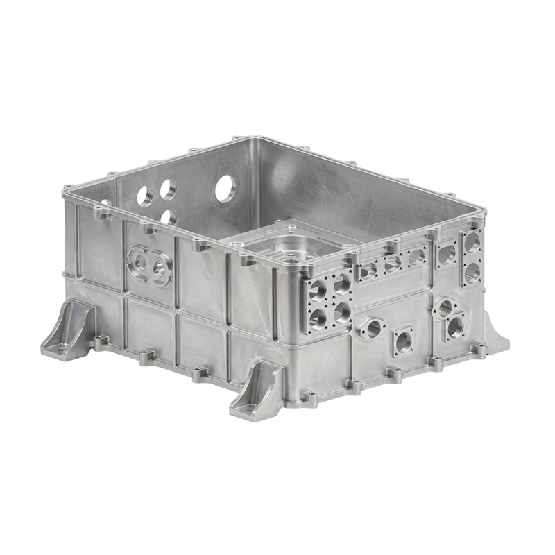 Custom CNC Machined Aluminum EV Powertrain Housing