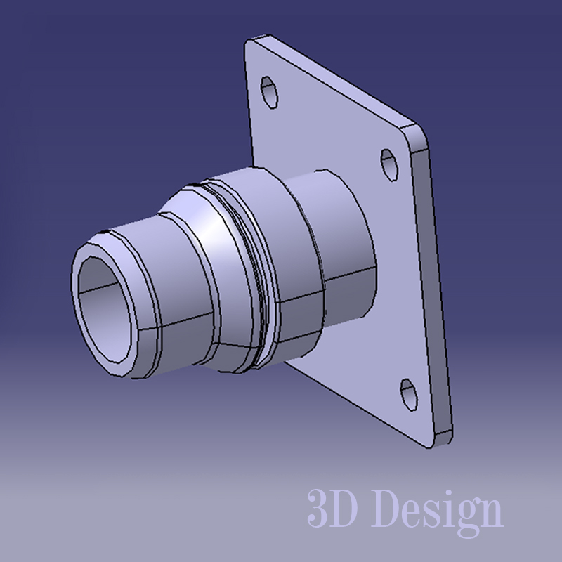 Custom CNC Machined Liquid Cooling Manifold Connector