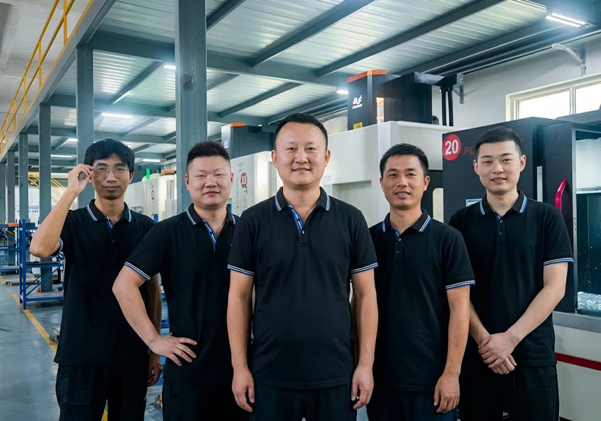Precision CNC Shop Floor Team