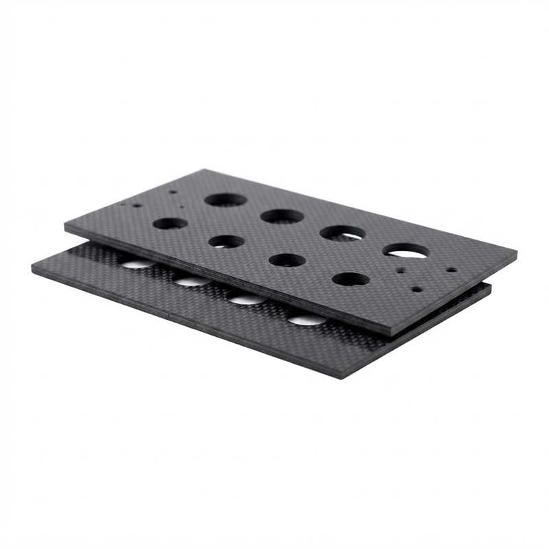 Precision CNC Machined Carbon Fiber Plates for Robotics