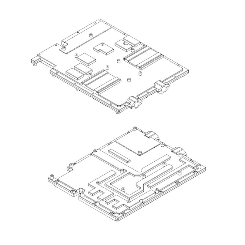 OEM CNC Machined Liquid Cooling Plate