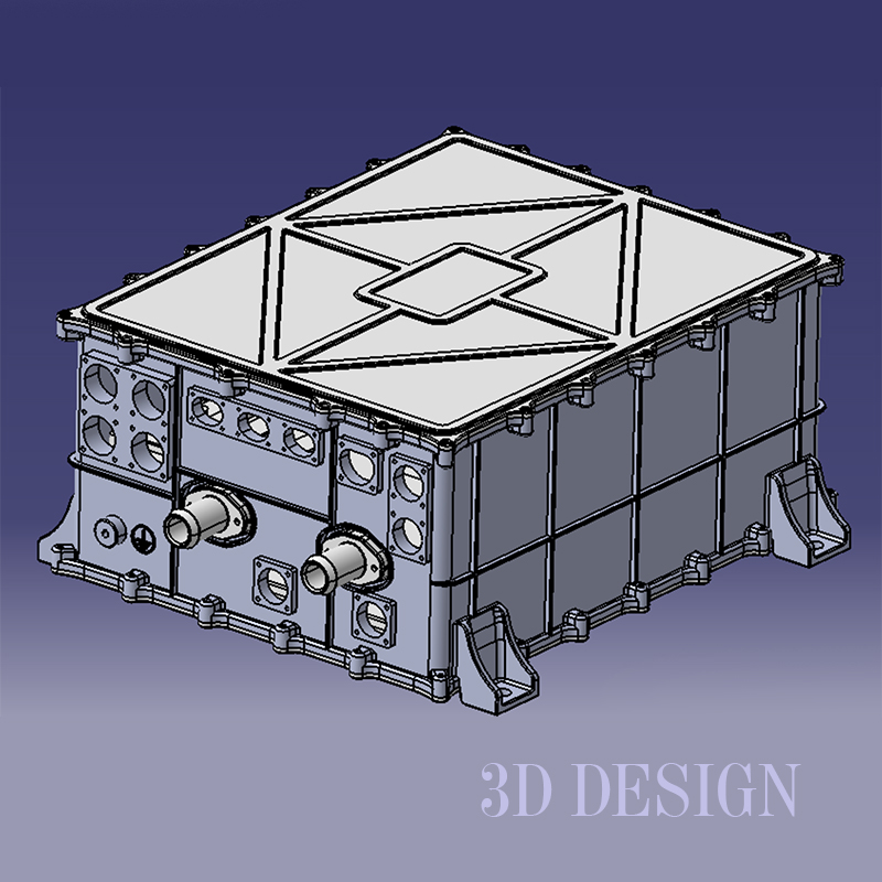 CNC Machined 2-in-1 EV Power Unit Housing