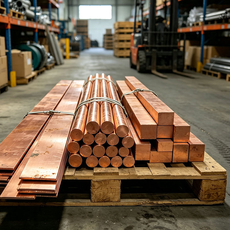 Custom C110 Copper Bar Blanks