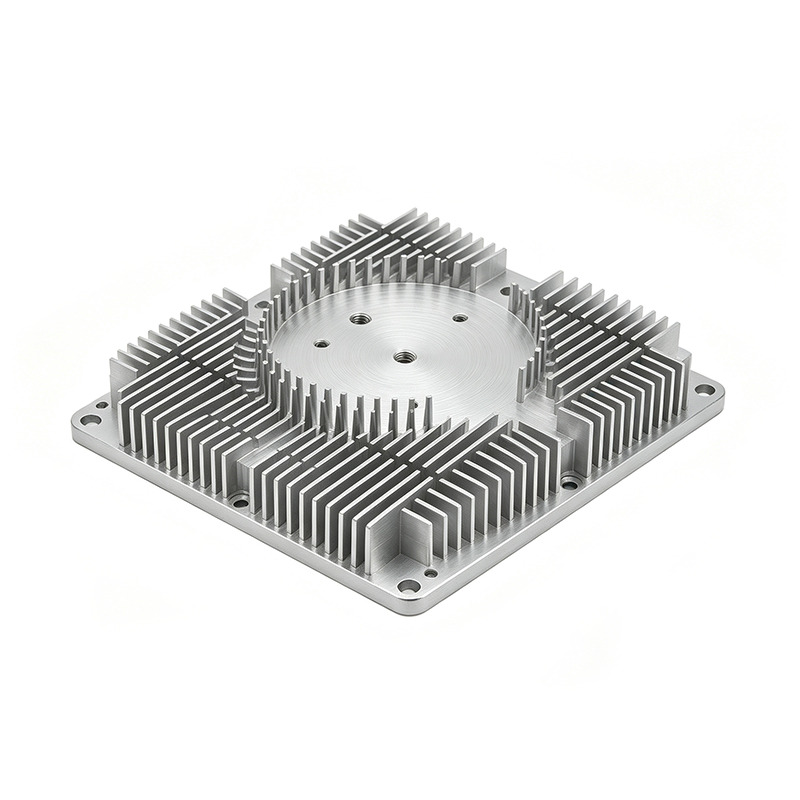 Custom CNC Machined Aluminum Profile Heatsink